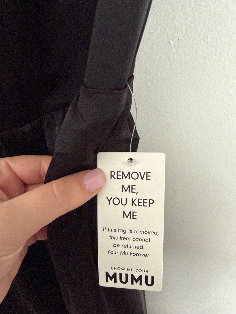 Show Me Your MuMu Black Satin Square-Neck Maxi Dress - Picture 7 of 8